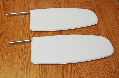 Sun Visor Set White Left Side Right Side Fits Volkswagen Type1 Bug 1958-1964 • $78.99