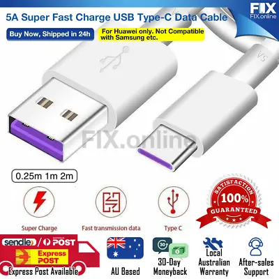 $3.98 • Buy 5A Super Fast Charge Type-C USB-C Data Cable Sync Cord For Huawei