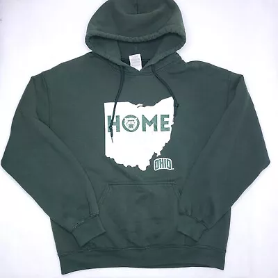 Vintage Ohio University Bobcats Logo Hoodie Sweatshirt Adult Size M Distressed  • $29.99