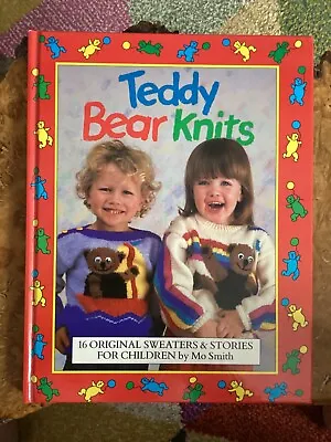 Childrens Knitting Patterns.jumpers.size 22-30 Inch Chest.DK.Teddy Bear Knits. • £9.99