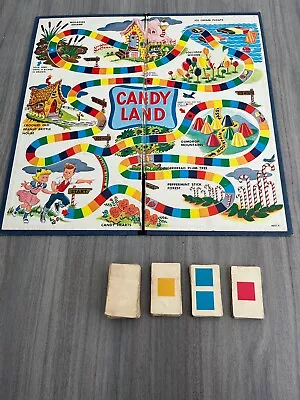 VTG Milton Bradley Candy Land Board Game 1955 Board Only W/ Original Game Cards • $18.49