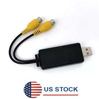 Car Android Radio Player Video Signal Converter Adapter USB To RCA Interface USA • $15.39