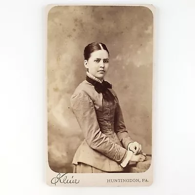 Huntingdon Pennsylvania Girl CDV Photo C1875 Kline Woman Lady Antique Card C2577 • $13.96