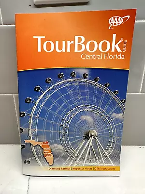 Central Florida AAA Tour Book Travel Atlas Guide 2016 • $3.49