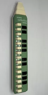 Vintage HOHNER Melodica Soprano Flute Green Musical Instrument Made In German • $49.04