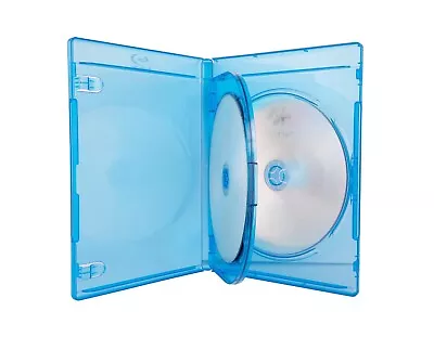 Blu-ray Triple Disc Cases | Standard 12mm | Blu-Ray Logo With Outer Plastic • $39.95