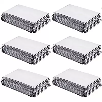 6 Pack High Silver Reflective Mylar Film Garden Greenhouse Covering Foil Sheets • $14.04