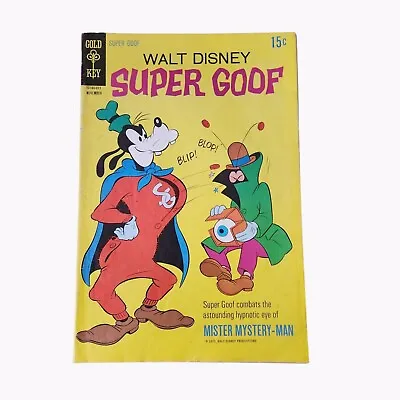 Walt Disney Super Goof #15 1970 Goofy Mister Mystery- Man Comic Book Collector • $6.24