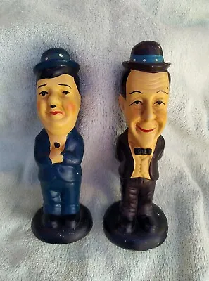 Individual Laurel And Hardy Figures In Good Condition 10  In Height 3  Diameter  • £8