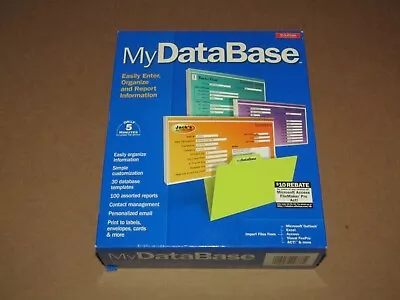 Elibrium My Database My Software Enter Organize Report NIB 2003 • $29.75