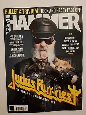 Metal Hammer Magazine Judas Priest DragonForce Bullet Trivium Bob Vylan Chelsea • £6.99