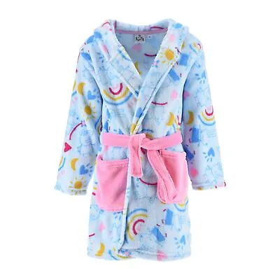 Kids Dressing Gown Girls/Boys Character Fleece Robe Disney Marvel Paw Patrol • £18.95