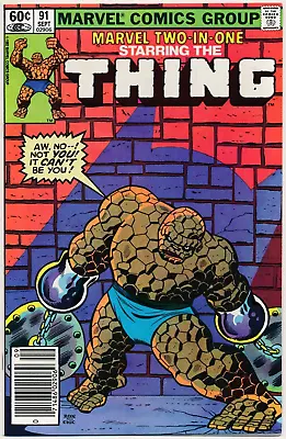Marvel Two-In-One (Marvel 1974 Series) #91 VF/NM • $5.49