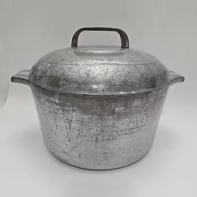 $39.99 • Buy Vintage Wagner Ware Sidney 0 Magnalite 4249 Dutch Oven Pot W/Lid - Cast Aluminum