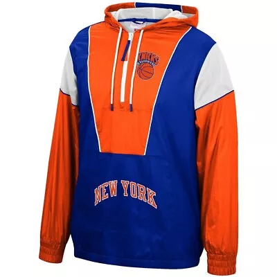 Mitchell & Ness NY Knicks Hardwood Classics Highlight Reel Windbreaker Hoodie- M • $85