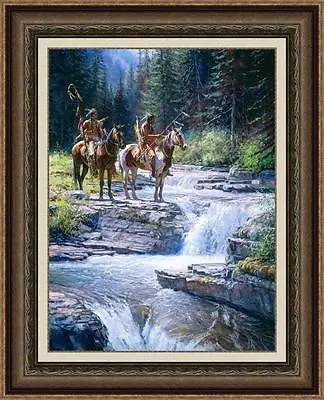 WHEN WATERS SPEAK By Martin GRELLE. SOLD OUT! MAGNIFICENTLY FRAMED MINT PPR #1 • $3250