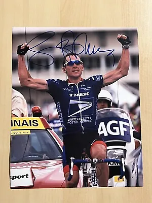 £125.34 • Buy LANCE ARMSTRONG HAND SIGNED 8x10 PHOTO AUTOGRAPHED CYCLIST LEGEND RARE COA
