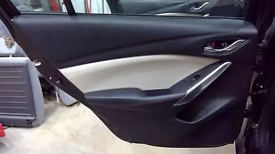 14 15 Mazda 6 Rear Door Inner Trim Panel LH Driver Side Black Tan Leather OEM • $123.49