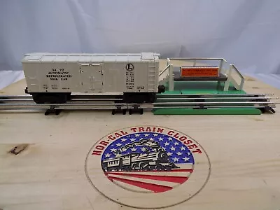 Lionel O Scale Milk Car With Magnetic Milk Cans #6-3462 • $14.99