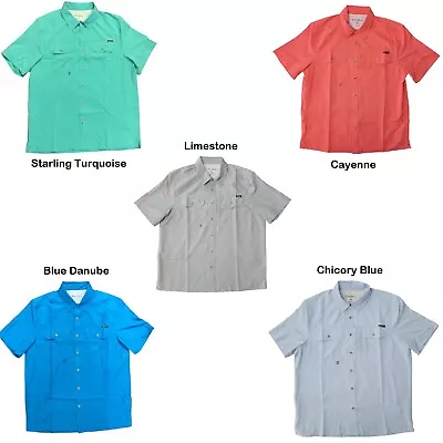 Eddie Bauer Men's Short Sleeve Moisture Wicking Woven Tech Shirt • $16.99