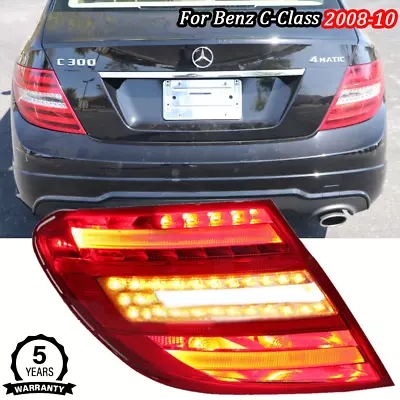 Left LED Tail Light Rear For MERCEDES-BENZ W204 C Class C300 C350 C63AMG 2008-10 • $187.76