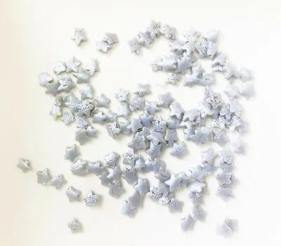 Silver Stars Edible Sprinkles Mix Cake Decoration Cupcake Vegan Natural Wedding • £3.89