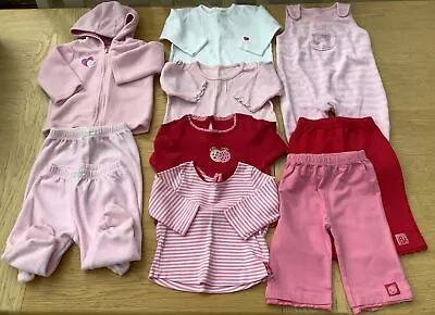 Mothercare - Baby Girl Clothes Bundle - 10 Items - Age 3-6 Months • £3.99