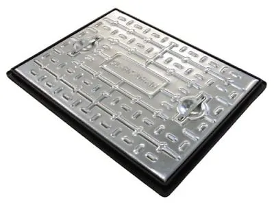 CLARK DRAIN PC6BG 5T GALVANISED STEEL MANHOLE COVER AND FRAME 600MM X 450MM • £34.78