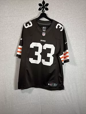 $15 • Buy Trent Richardson #33 Cleveland Browns NFL Nike On Field Jersey Size Large