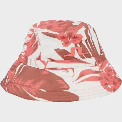 J. Lindeberg Siri Hibiscus Pink Bucket Hat Ladies One Size GWAC07445 NEW Golf • $29.99