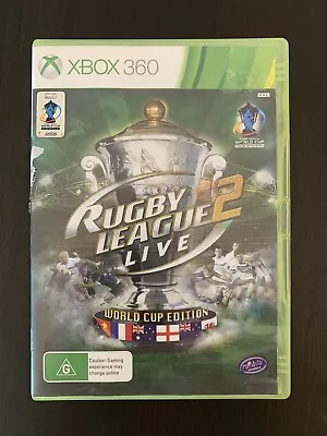 Rugby League Live 2 World Cup Edition Complete XBOX 360 • $30