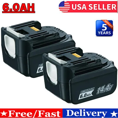 14.4V Battery For Makita 6.0Ah BL1430B Battery BL1460B A-60698 Tools US • $25.89