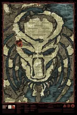 Predator: Extraction Plan Poster Art Screen Print By Mondo Artist Anthony Petrie • $159.99