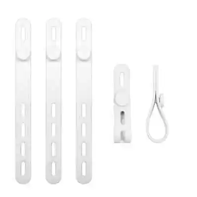 10 PCS Silicone Ties Straps Wire Cable Organizer Holder Cord Clip Reusable UK • £4.99