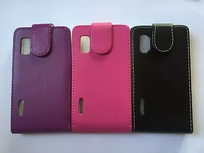 Vertical Style PU Leather Flip Case Cover To Fit LG Optimus L5 E610  • £3.95