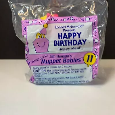 1994 Happy 15th Birthday McDonald's Happy Meal Toy # 11 Muppet Babies NIP • $4.49