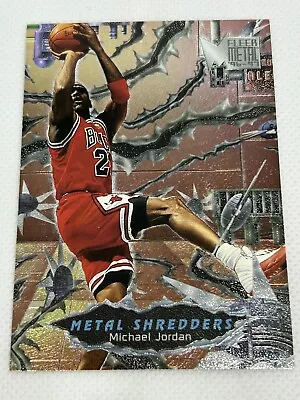 1996-1997 Fleer Metal Michael Jordan Metal Shredders #241 NBA Chicago Bulls HOF • $14.99