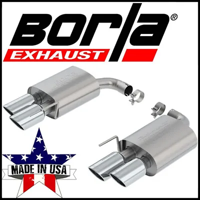 Borla S-Type Axle-Back Exhaust System Fits 2018-2024 Ford Mustang GT 5.0L V8 • $914.99