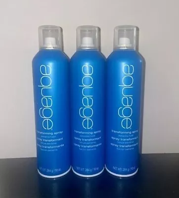 3 Pack! Aquage Transforming Spray Extreme Hold 10 Oz Hairspray ~original Formula • $42.95