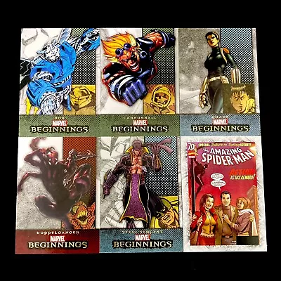 Upper Deck 2011 Marvel Beginnings Set Of 6 Trading Cards • $5