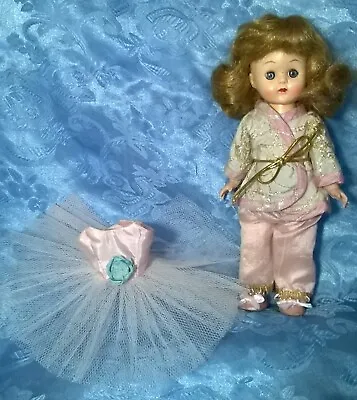 Vtg. 1950's Virga 8  Walker Hard Plastic Doll.friend Of Ginny.2 Outfits.vg.cond • $22