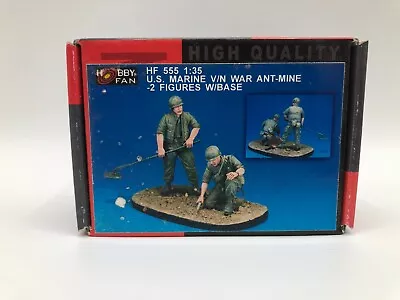 Hobby Fan 1/35 2 Figures & BASE - US Marine Vietnam Anti Mine Sweep HF555 • £23.99