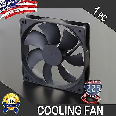 6  Square Cooling Fan 12 Volt Rotary 1  Depth Amplifier Computer Electronics CPU • $10.45