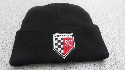 Official York City SC Men's Women's Winter Beanie Hat (One Size Fits All) • £7.99