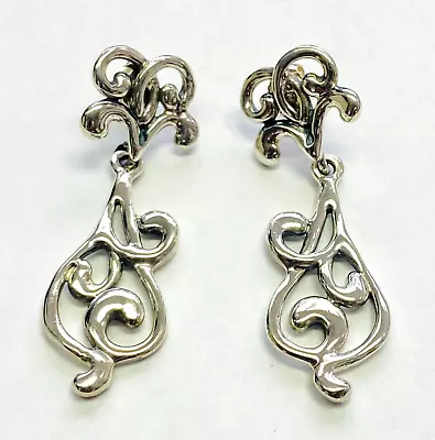 QVC Hagit Sterling Silver Swirl Drop Earrings • $149.99