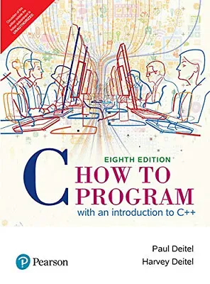 C How To Program: With An Introduction To C++ By Deitel 8th ED-'Ship From USA' • $29.41