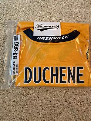 Nashville Predators Matt Duchene Frameworth Auto Jersey W COA • $250