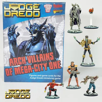 Warlord Games 2000AD Judge Dredd Miniatures Game Arch Villains Of Mega City 1 • $51