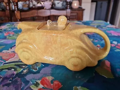 Sadler Yellowmottled Racing Car Goid Condition • £24