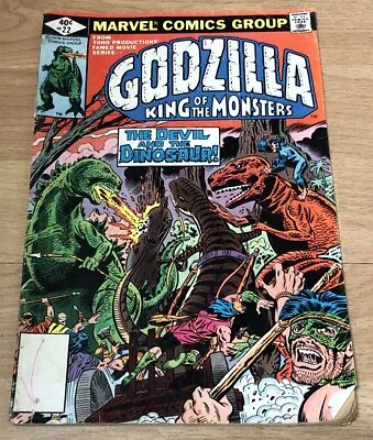 $28.27 • Buy Godzilla #22 Devil Dinosaur Moon Boy Fantastic Four Dr Dooms Time Machine Reader
